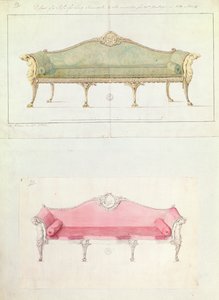 Sofa Designed by Robert Adam